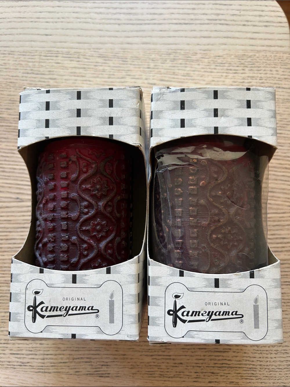 Vintage Kameyama candles 2 each